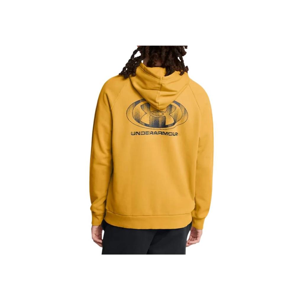 Under Armour Rival Loose Fit Soft Comfortable Long Sleeve Hoodie Men hoodies Gold 1389428-711