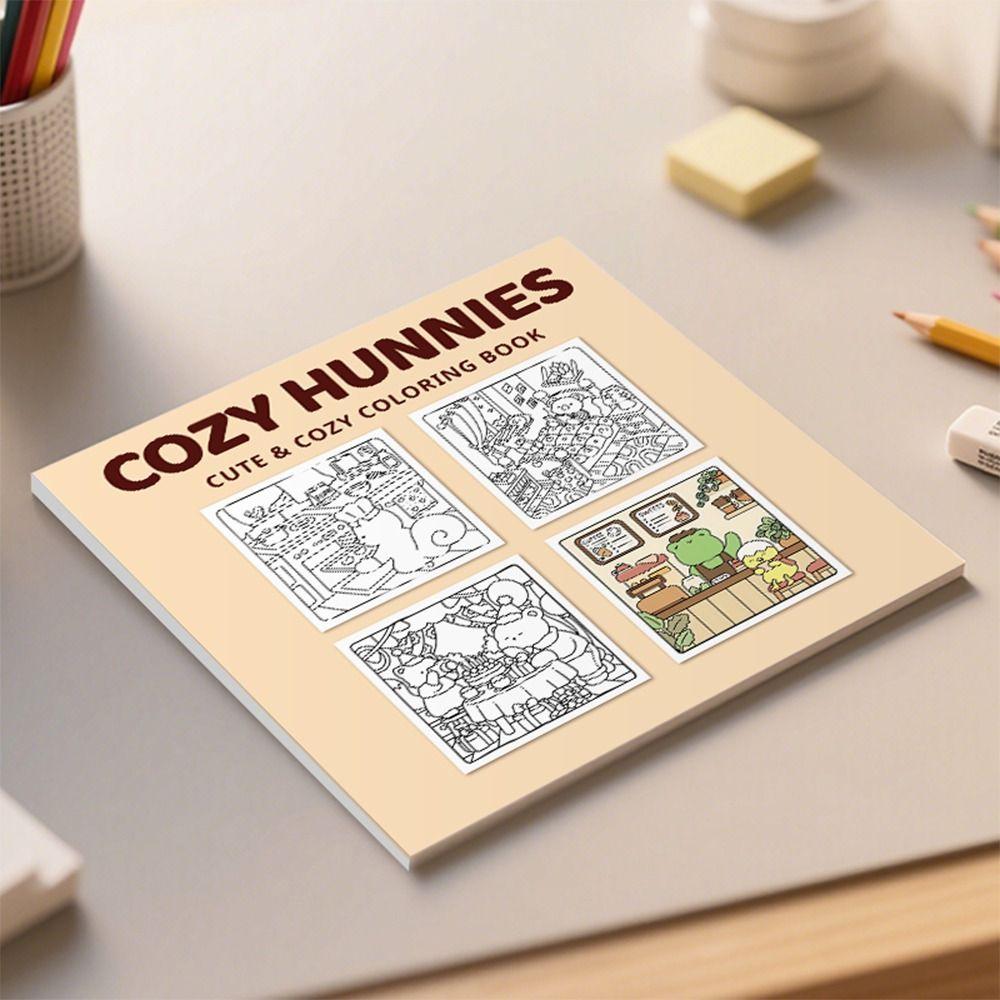 Cartoon Graffiti Painting Book Stress Relief Paperback Funny Doodles Book  for Adults And Teens