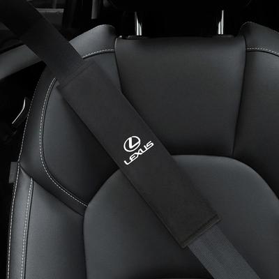 Car Seat Belt Pad Safety Strap Shoulder Cover Soft Mat Accessories For RX300 IS200 IS250 ES350 Ct200h UX250h NX300h RX350