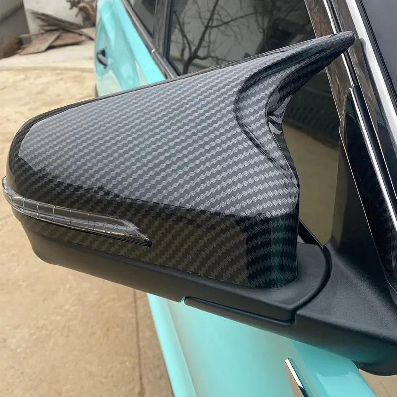 For Chery Tiggo 8 Pro MAX 2018 ABS Car Rearview Side Mirror Cover Wing Cap Exterior Door Trim Adhesive Sticker Parts