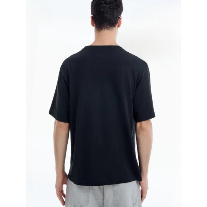 Summer Round Neck Fashionable Casual Pure Cotton Solid Color T-shirts Short Sleeved Men's T-shirts