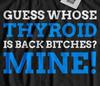 Unisex Funny Thyroid Surgery T-shirt Tops Tees Unisex Thyroidectomy Gifts Hyperthyroidism Tee