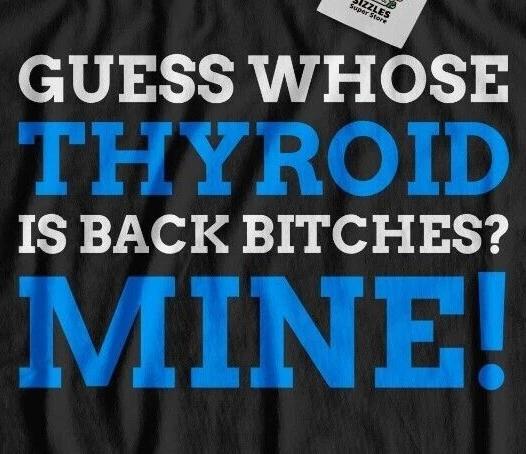 Unisex Funny Thyroid Surgery T-Shirt Thyroidectomy Gifts Hyperthyroidism Tee 3XL