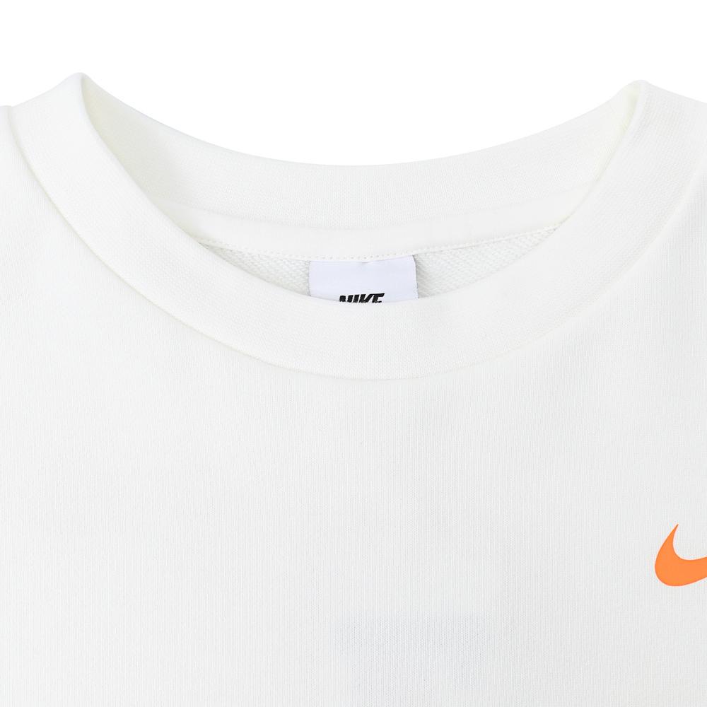 Nike Sportswear Solid Color Crew Neck Casual Pullover Long Sleeve Sweatshirt Kids Sweatshirt Sail HF1126-133