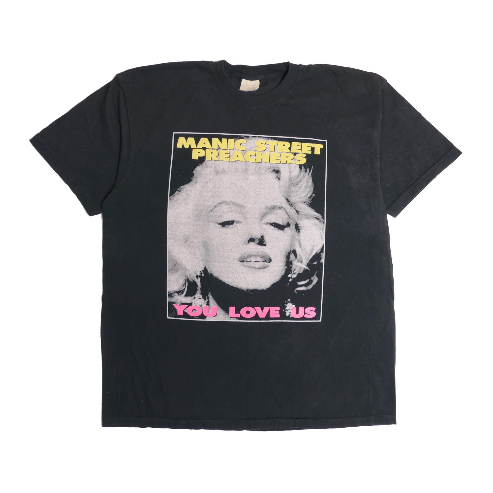Manic Street Preachers Tee Marilyn Monroe Hardcore Post Punk Alternative Rock Grunge Band Shirt Generation Terrorists Holy Bible - XL XL