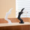 Curved Design Side-Face Shaped Eyeglass Holder Creative Artistic Desk Decor  Art Storage