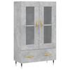 Highboard Concrete Grey 69.5 X 31 X 115 Cm Particleboard