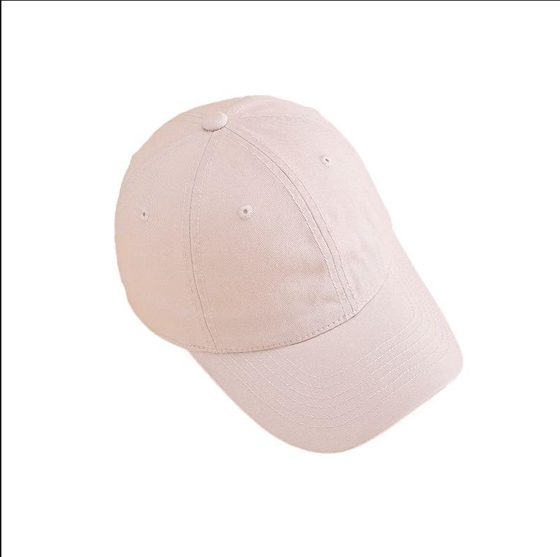 Solid color baseball cap out-of-home advertising cap cap cap light board hat curved brim hip hop hat men and women sun hat travel