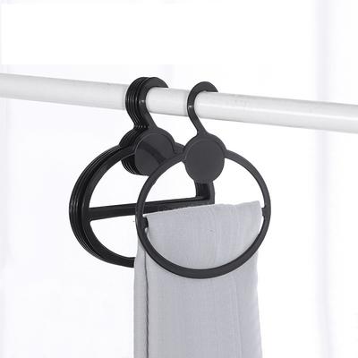 20 Piezas Oval Bufanda Chal Soporte para Corbata Forma de Círculo Percha Multifuncional para Ropa Estante Organizador Ahorro de Espacio