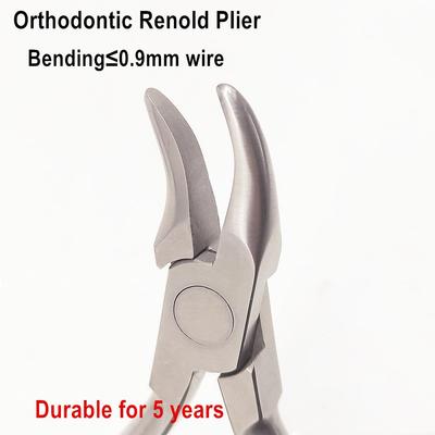 Dental Orthodontic Renold Plier Forming & Contouring Plier Dental Wire Bend Plier Angled Lab Adam Forcep Tool Max for 0.9mm Wire