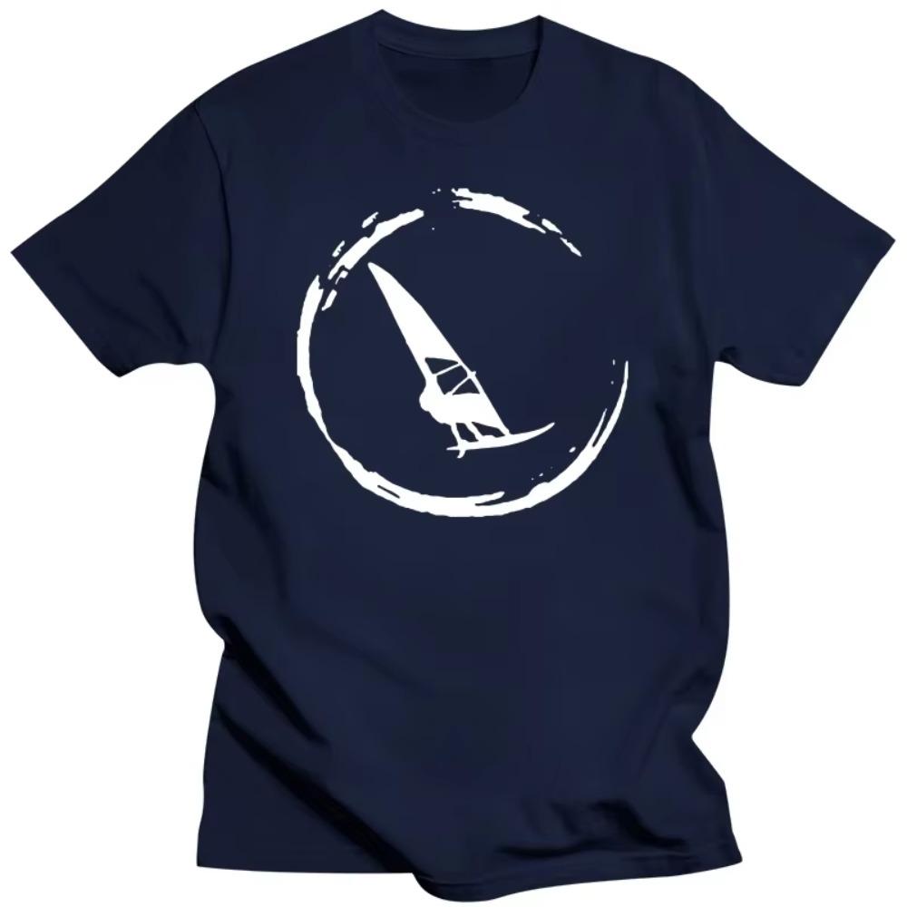 Windsurf Windsurfing Surfing Surf Cotton Short Sleeve  Funny T Shirt Graphic Harajuku Hip Hop T-shirt Streetwear