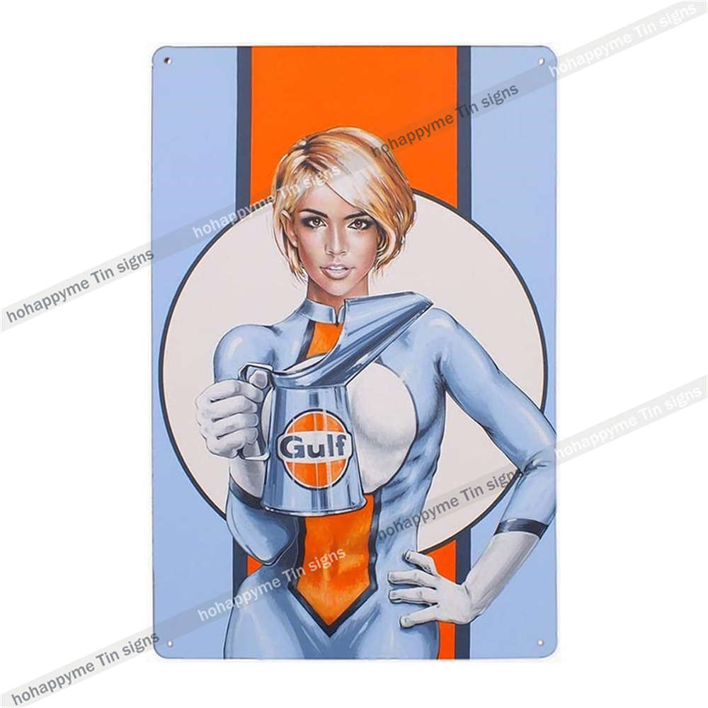 Oil Metal Sign Car Tyres Poster Decorative Garage Bar Club Cafe Man Cave Vintage Wall Art Tin Painting Plaque Home Decor 20x30cm