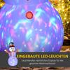 Large Snowman, 2.40 M, Christmas Decoration, with LEDs, Self-Inflating, Polyester