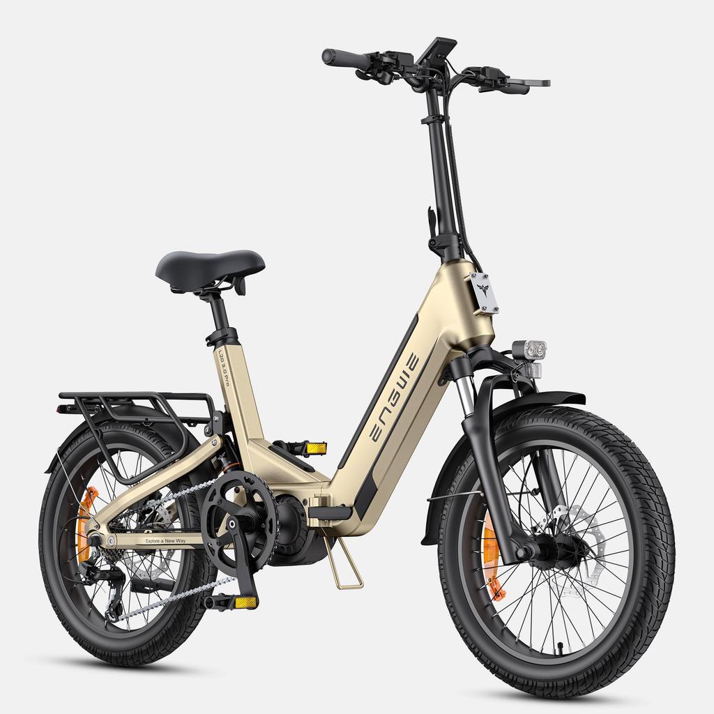 ENGWE L20 3.0 Pro – 100Nm Mid-Drive Motor, 48V15Ah Samsung Battery, 160km Range, 20x3.0 Tires, 7 Speed, Hydraulic Brakes
