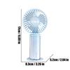 Portable Mini Fan USB Rechargeable Quiet Handheld Cooling Fan 3 Speeds mall Personal Fans for Travel Home Office School