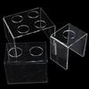 Engraved Acrylic Double Ice Cream Cone Holder Tray Display Stand Rack Wedding