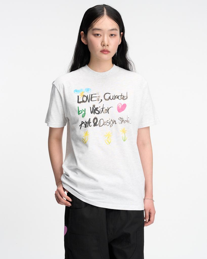 THEMUSEUMVISITOR Art & Design Studio T-Shirt (Melange Grey)