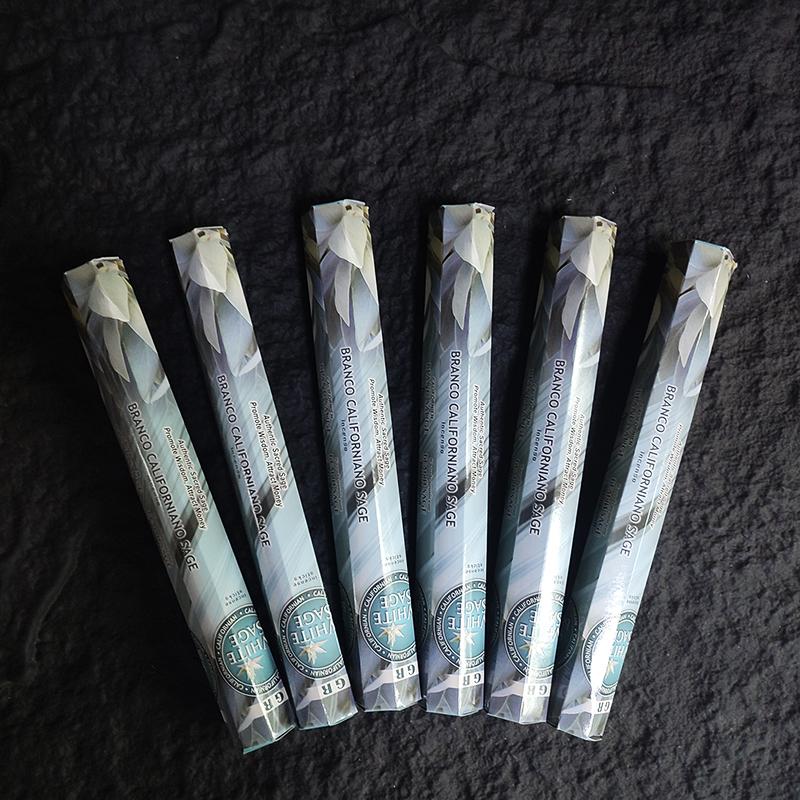 Y 6 Small Boxes/Pack Indian Incense Sticks Sandalwood  - Premium Lavender Jasmine Aromatic Scent for Home, Bathroom, Meditation