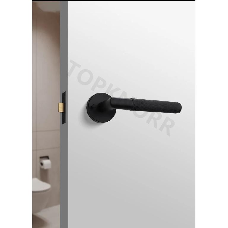 Bathroom Door Lock Indoor Bathroom 304 Stainless Steel Door Handle Wooden Door Bathroom Lock Privacy Door Lock Doorknob Bedroom