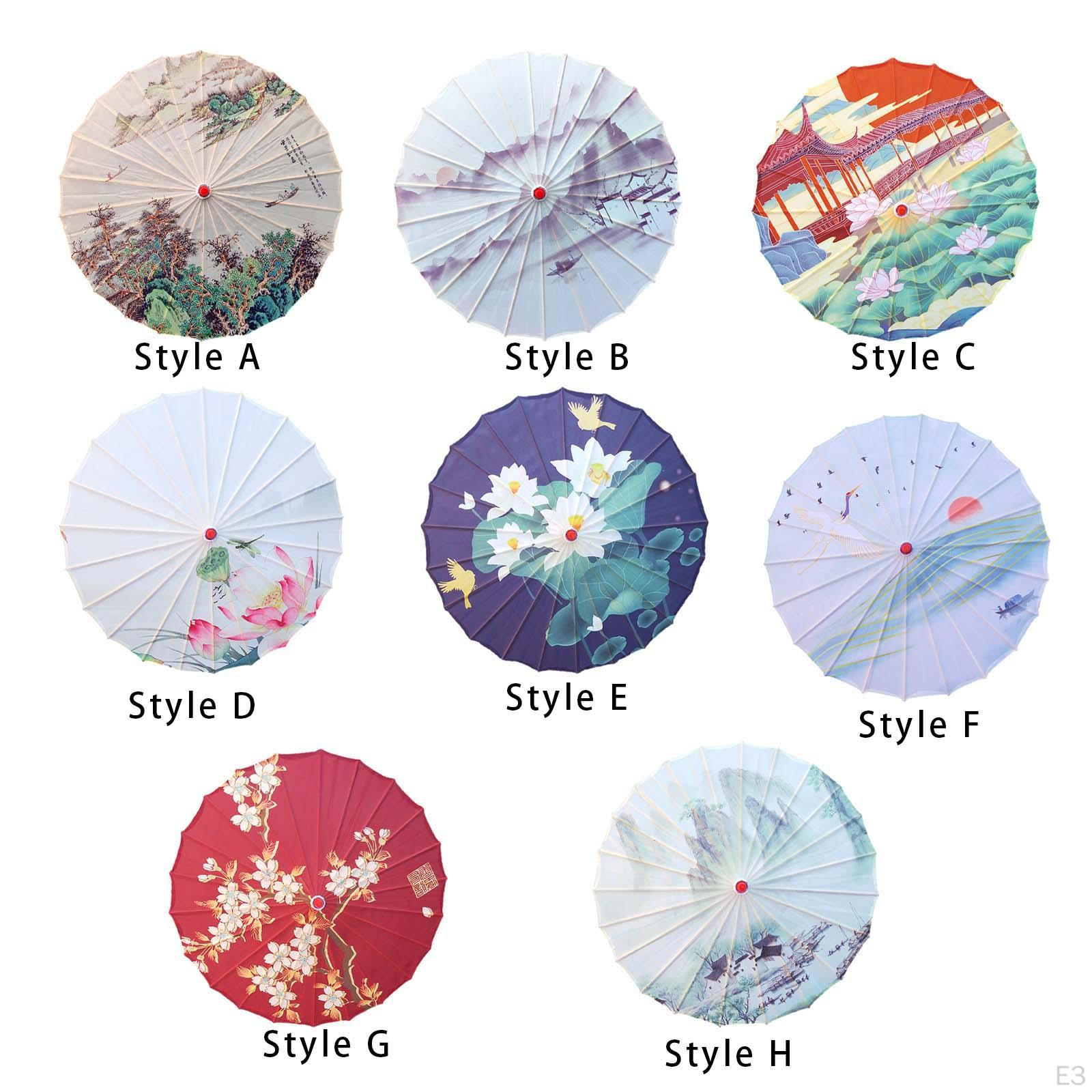 Китайский промасленный бумажный зонтик — фото 3