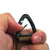 10Pcs Enlarged Mouth Climbing Carabiner Buckle Nylon Backpack Key Hook  For Outdoor Bag