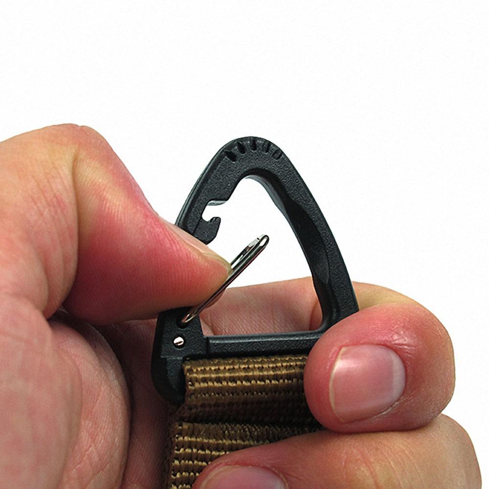 10Pcs Enlarged Mouth Climbing Carabiner Buckle Nylon Backpack Key Hook  For Outdoor Bag