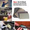 18Pcs Sandpaper 400 600 800 1000 1200 1500 2000 2500 3000 Grit Sand Paper Water/Dry Sanding Paper Abrasive Tools