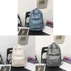Casual Pu Leather Backpack For Students With Design For School And Travel
