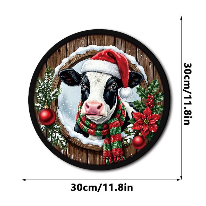 Wooden Christmas LED Hanging Ornament Decor Window Door Tree Festival Display