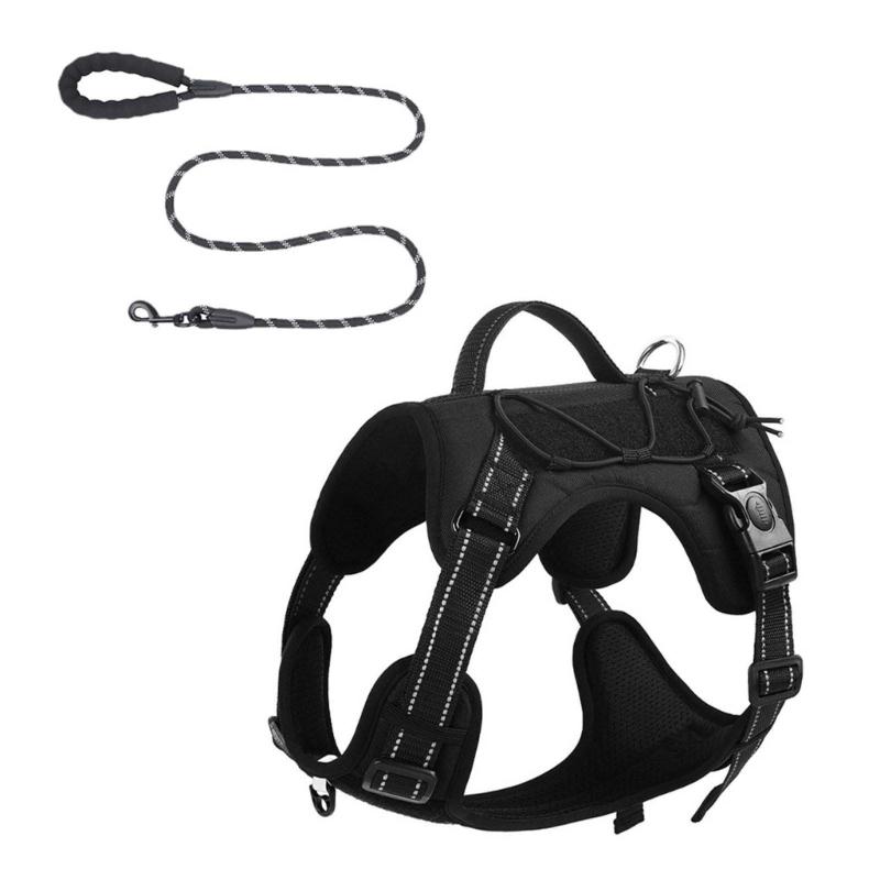 Dog Vest Adjustable Training Harness for Large Medium Dogs Harnesses Strong Multifunctional Leash Harness Soft Handle