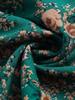 Women Floral  Skirts Solid Color Long Skirt A-line High Waisted  Long Skirt Pleated Skirt