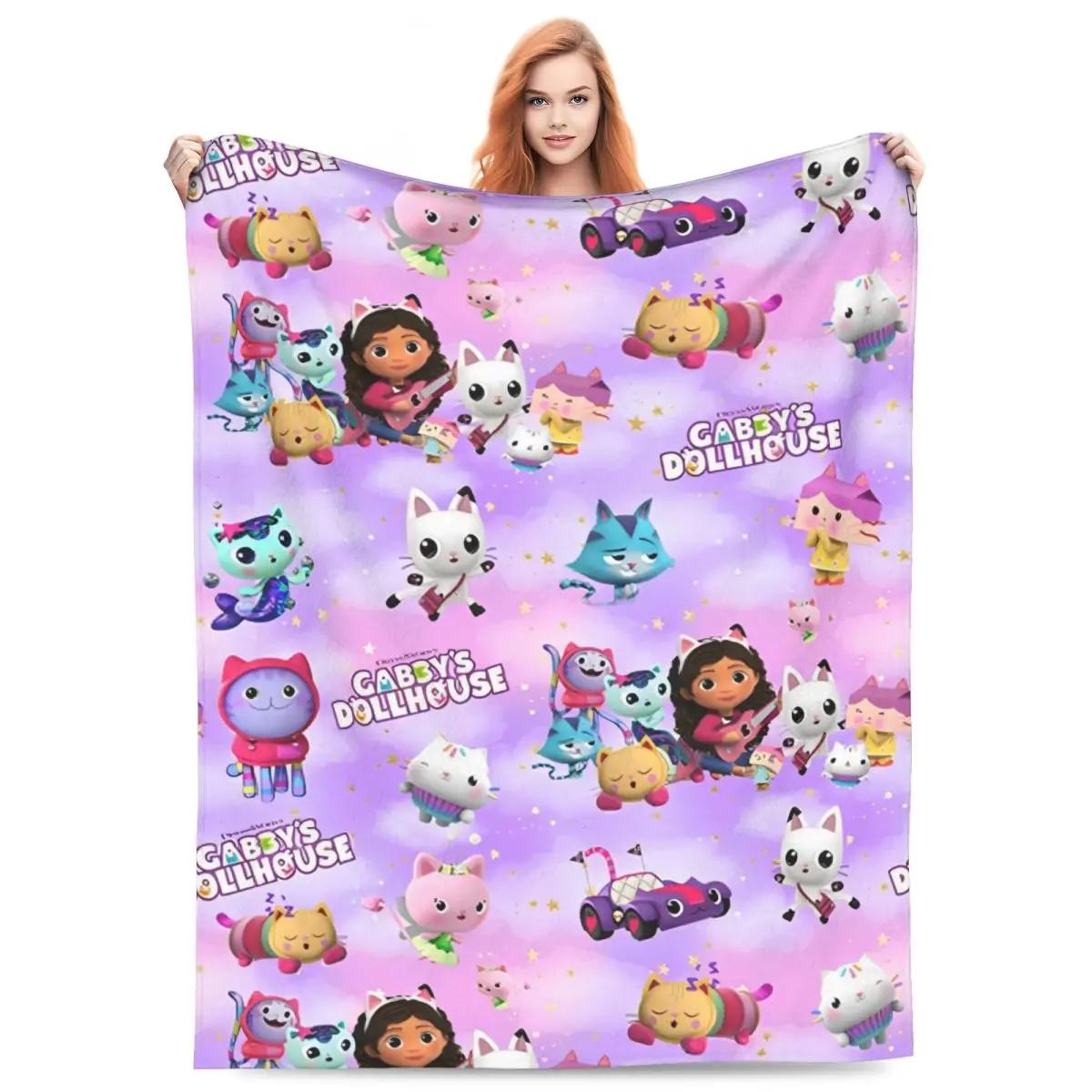 

Милые одеяла для кукольного домика G-Gabbys Girl из флиса Весенне-осеннее Волшебный дом Дышащее Мягкое Одеяло-плед для Кровати Дивана Коврик Кусок 75x90cm