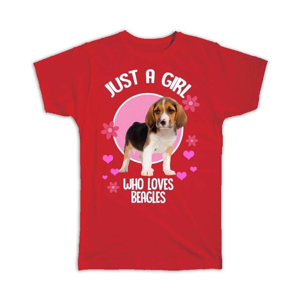 

Gift T-Shirt : For Girl Beagles Lover Owner Puppy Dogs Animal Pet Photo Art 2XL