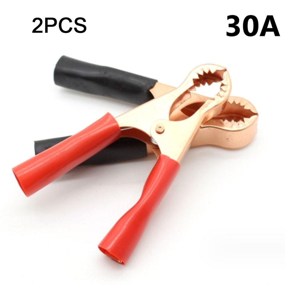 Practical Crocodile Clip for Car Batteries 30A Spring Clip Battery Connector