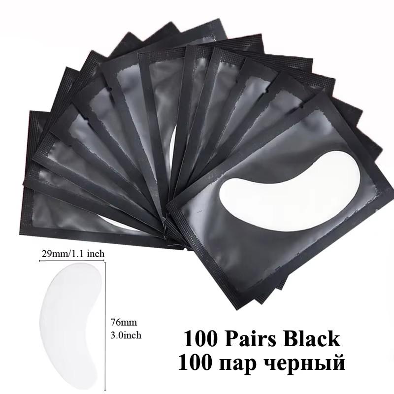 100pairs Eye Patches Eyelash Extension Under Eyelashes Fake Lashes Stickers Lash Extension Supplies Patches for Building Eyelid