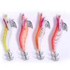 4Pcs Glow Shrimp Jig Multicolor Fishing Lures Durable Luminous Bait  Dawn Fishing