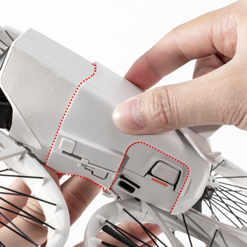 Protective Tail Housing with Shock Absorption Tool Free Installation Drones Battery Case Enhanced Durability for FLIP