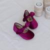 [Babyzzam] Girl's Piccolo Ribbon Flat Wine [216-10007]
