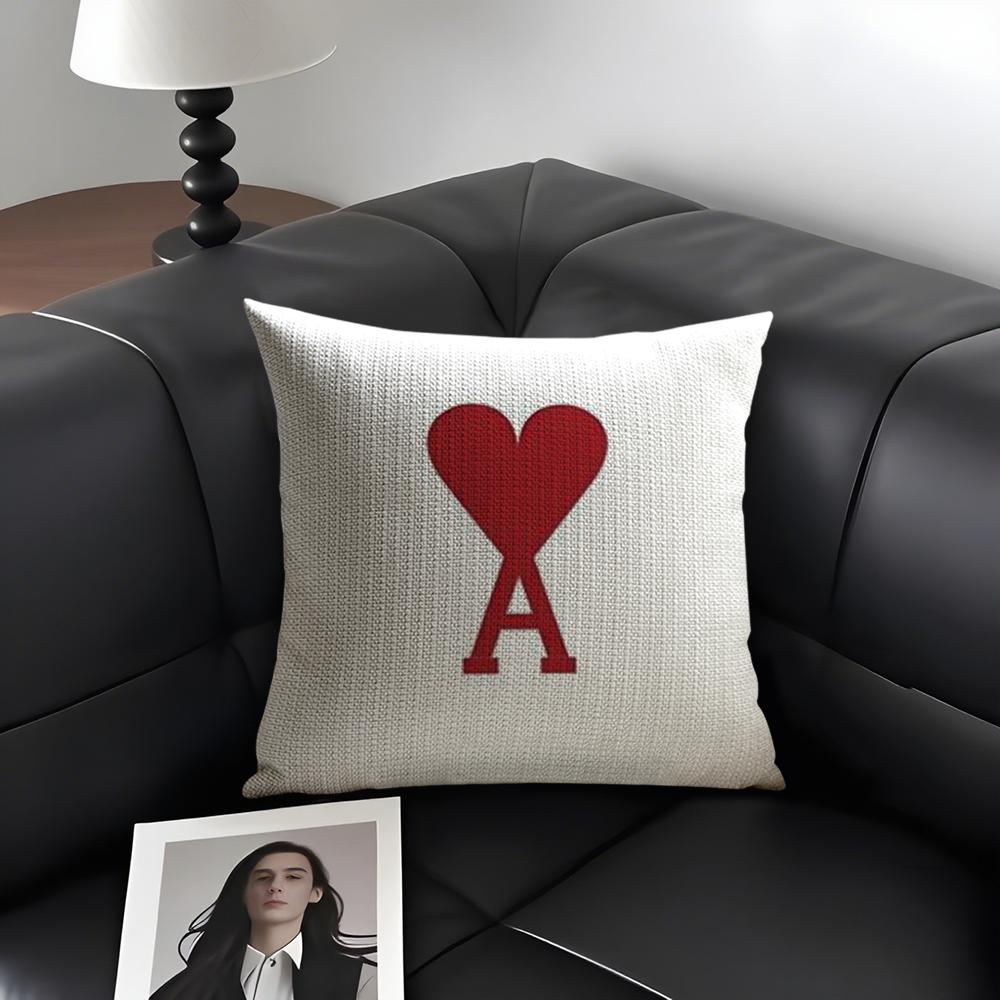 

Fashion Luxury AAmi Brand Cushion Cover Natural Linen Organic Fabric DoubleSided Printing Sofa Home Decor Gift Pillow Case 30x30cm