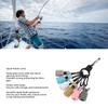 6PCS with Carabiner Squid Jig Hook Protector Easy Clip Squid Jig Bait Protector  Sea Fishing