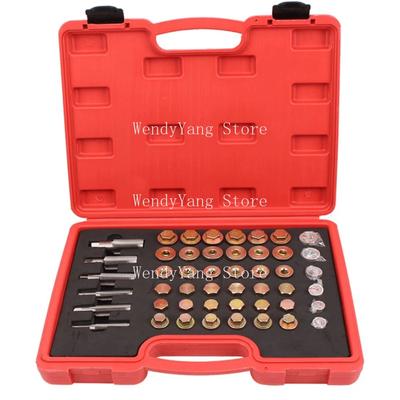 114 stuks Oliecarter Aftapplug Schroefdraad Reparatie Vervangingsgereedschap Carter Versnellingsbak Reparatiegereedschap Set Voor Auto Motorfiets M13 M15 M17 M20 M22
