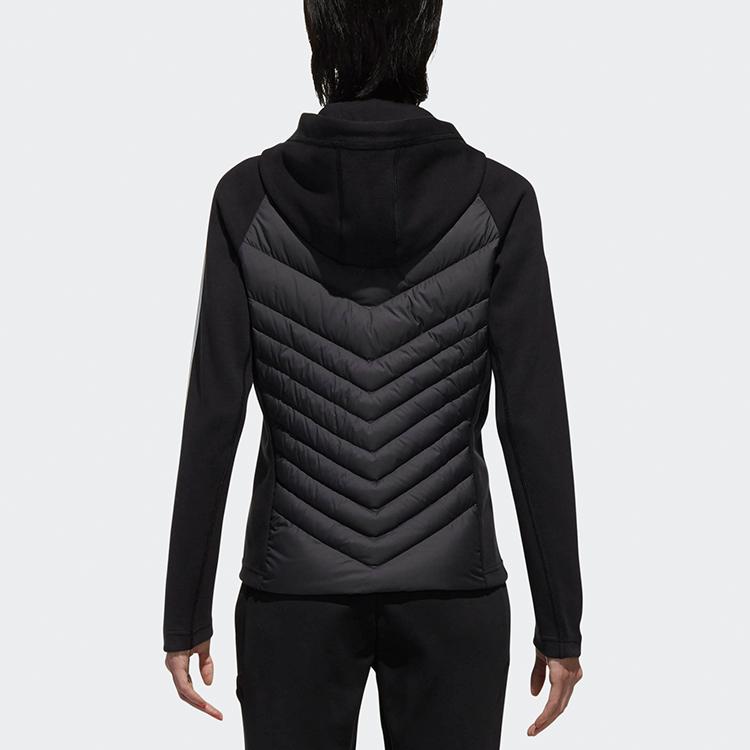 adidas Neo Women's Hooded Down Jacket Black DM4349
