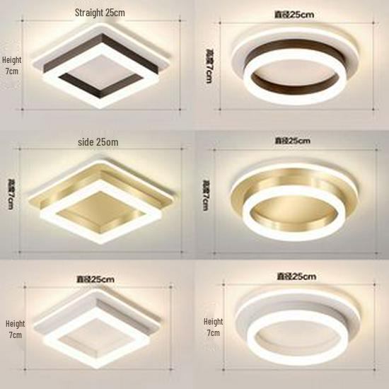 Nordic Modern Ceiling Lamp for Corridor - Creative Decorative Lighting with Simple Personality Design