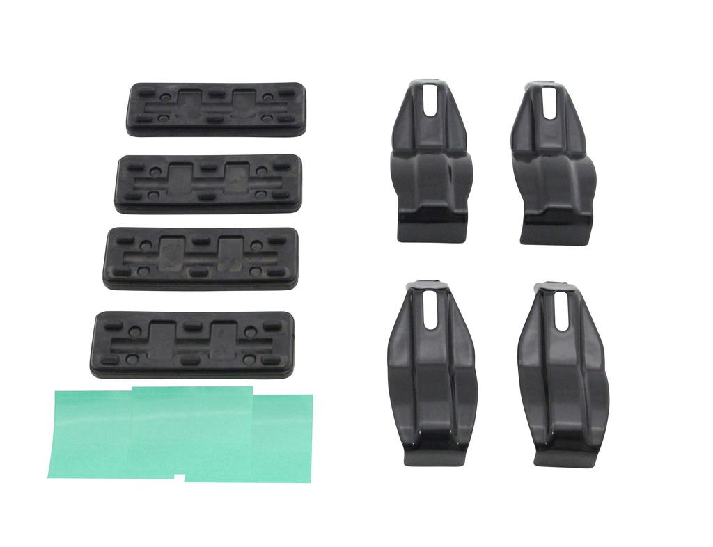 Terzo Roof Carrier Set of for Mazda Flair Wagon MM53S and Suzuki Spacia Product EH432 (by PIAA) Carrier/Base Holder, 4, Black, MK53S, Code