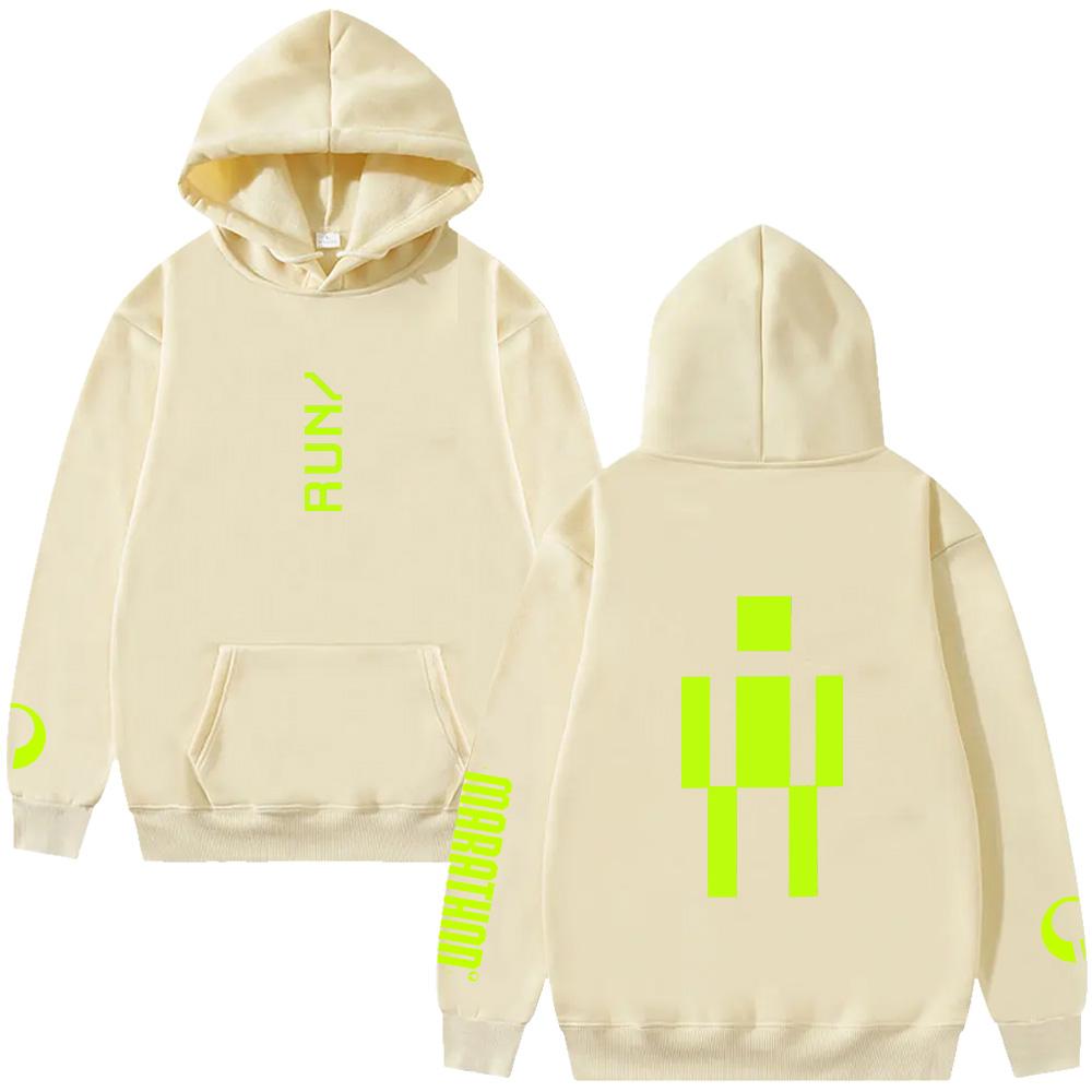 Felpa da Corsa Marathon Gioco Marathon Abbigliamento Grafico Trendy Donna Uomo Manica Lunga High Street Felpe Pullover Casual