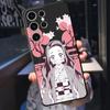 Japan Anime Kurama Dämon Slayer Fall für Samsung Galaxy S21 S23 Ultra 5g S8 S7 S10e S20 Fe S22 plus S10 S9 Schwarz Soft Cover