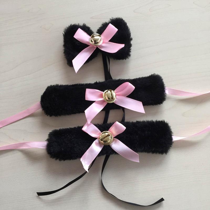 A piece of hair delivery Japanese girl lolita princess bow lace wristband bracelet jewelry collar neck bell