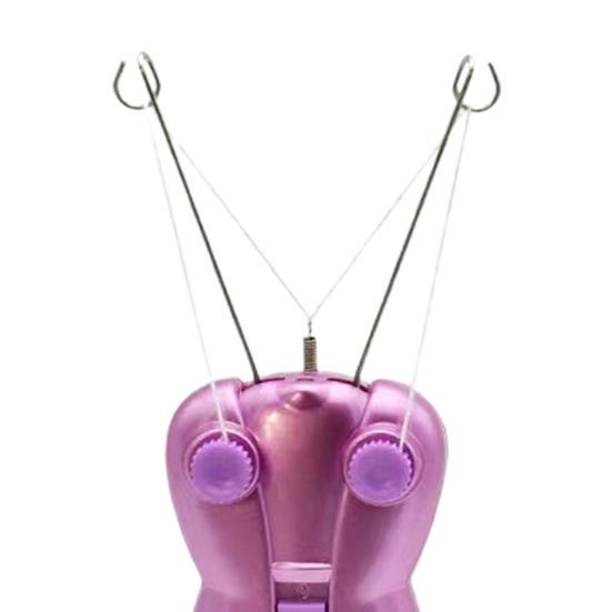 US Plug Chargeable Non-slip Handle Small Electric Hair Remover Women Painless Cotton Thread Shaver Female Body Defeatherer Beauty Instrument