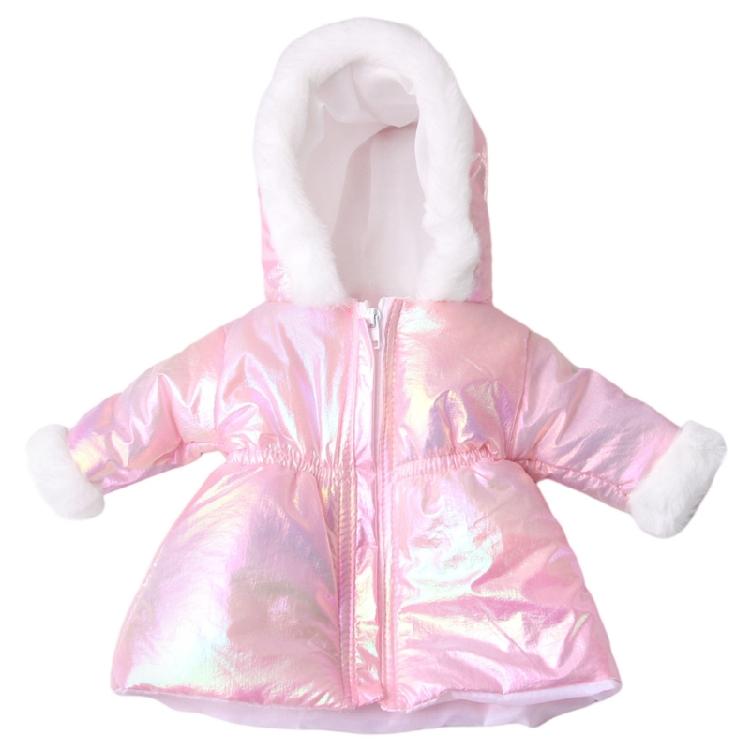 Long Coat Winter Doll Clothes For 18 Inch Girl Dolls Soft Plush Outfit Set Simple Wear Design