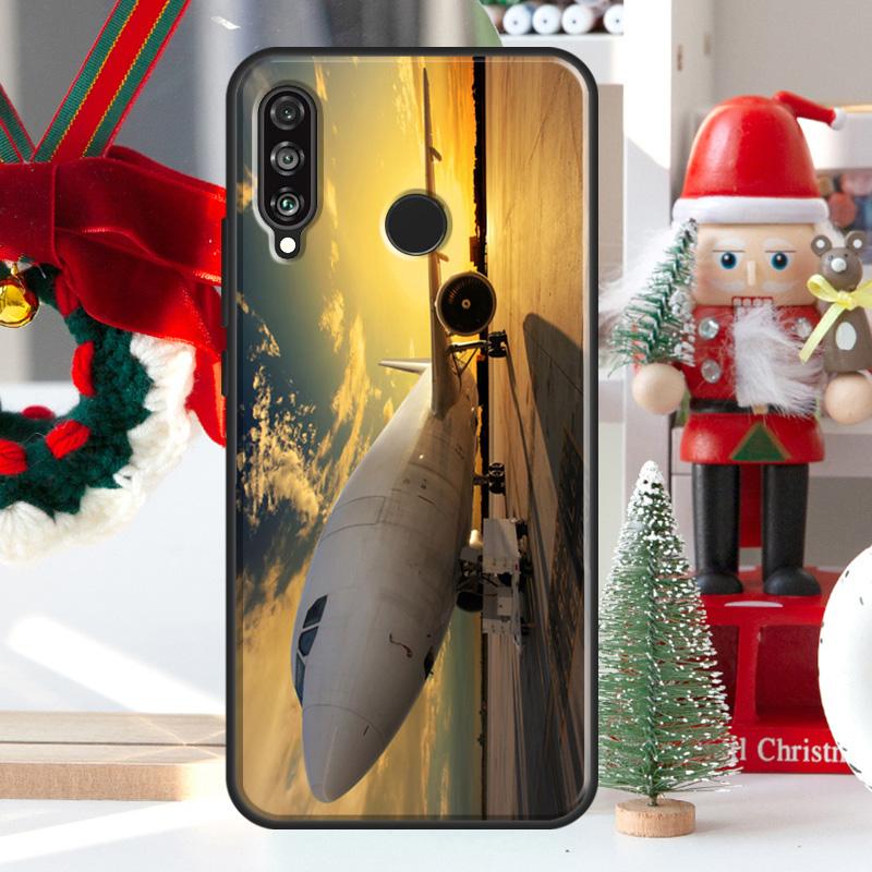 Airplane Flying Into The Sunset For Huawei Nova Y73 Y60 Y70 Y90 Y72 Y61 Y91 7i 8i 11i 12i 12s 9 10 SE P20 P30 P40 Lite Case